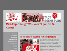 Tablet Screenshot of miniregensburg.com